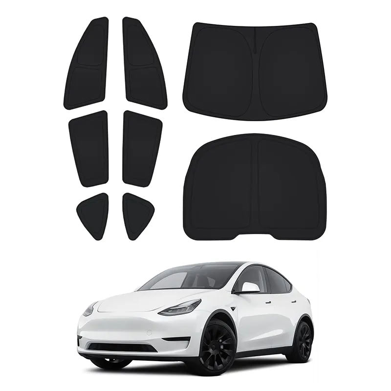 Full Set of 8 Side Window Sunshades for Tesla Model 3/Y