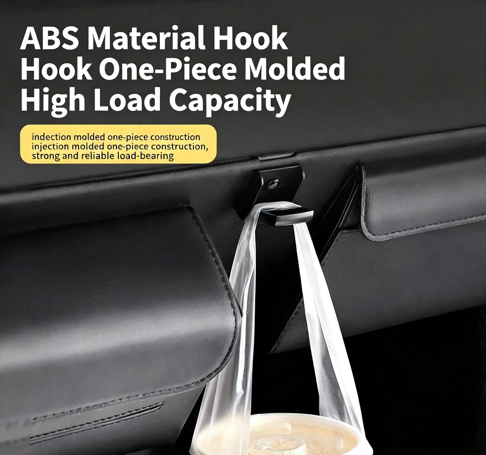 Glove Box Tissue & Trash Bag Organizer for Tesla Model 3/Y Refresh