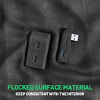 Glovebox USB Hub for Tesla Model Y / Model 3 Highland – Multi-Port ABS Flocking Dock