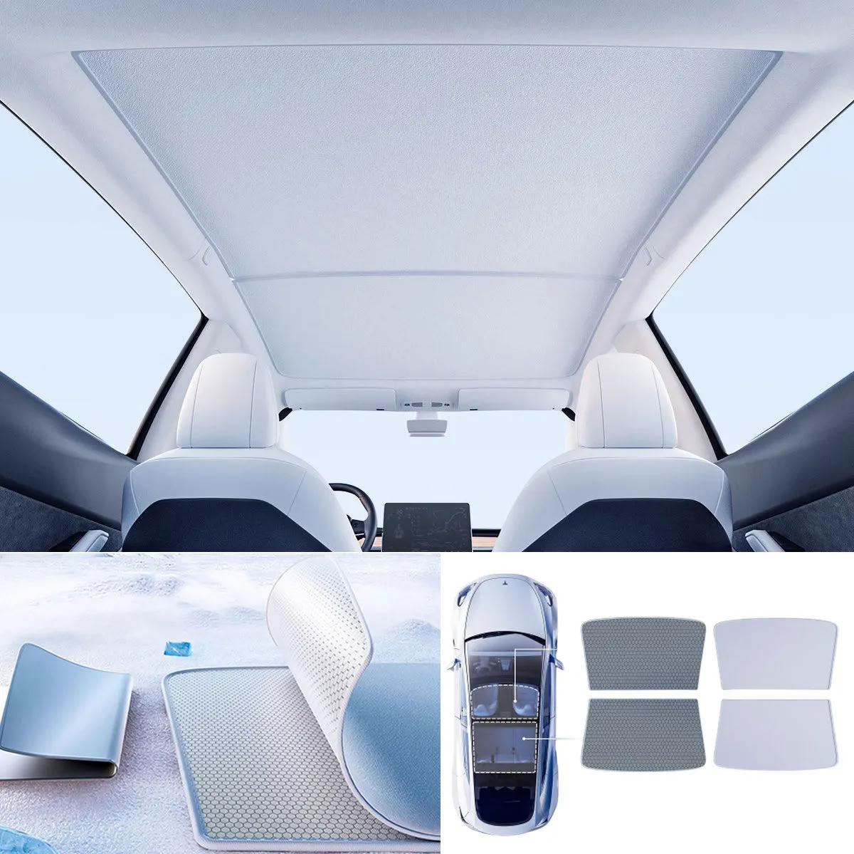 Graphene Sunshade for Tesla Model 3/Y