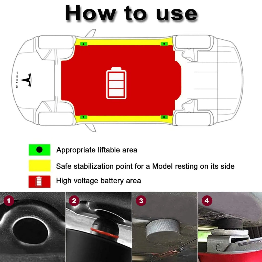 Lifting Jack Pad for Tesla Model 3/S/X/Y