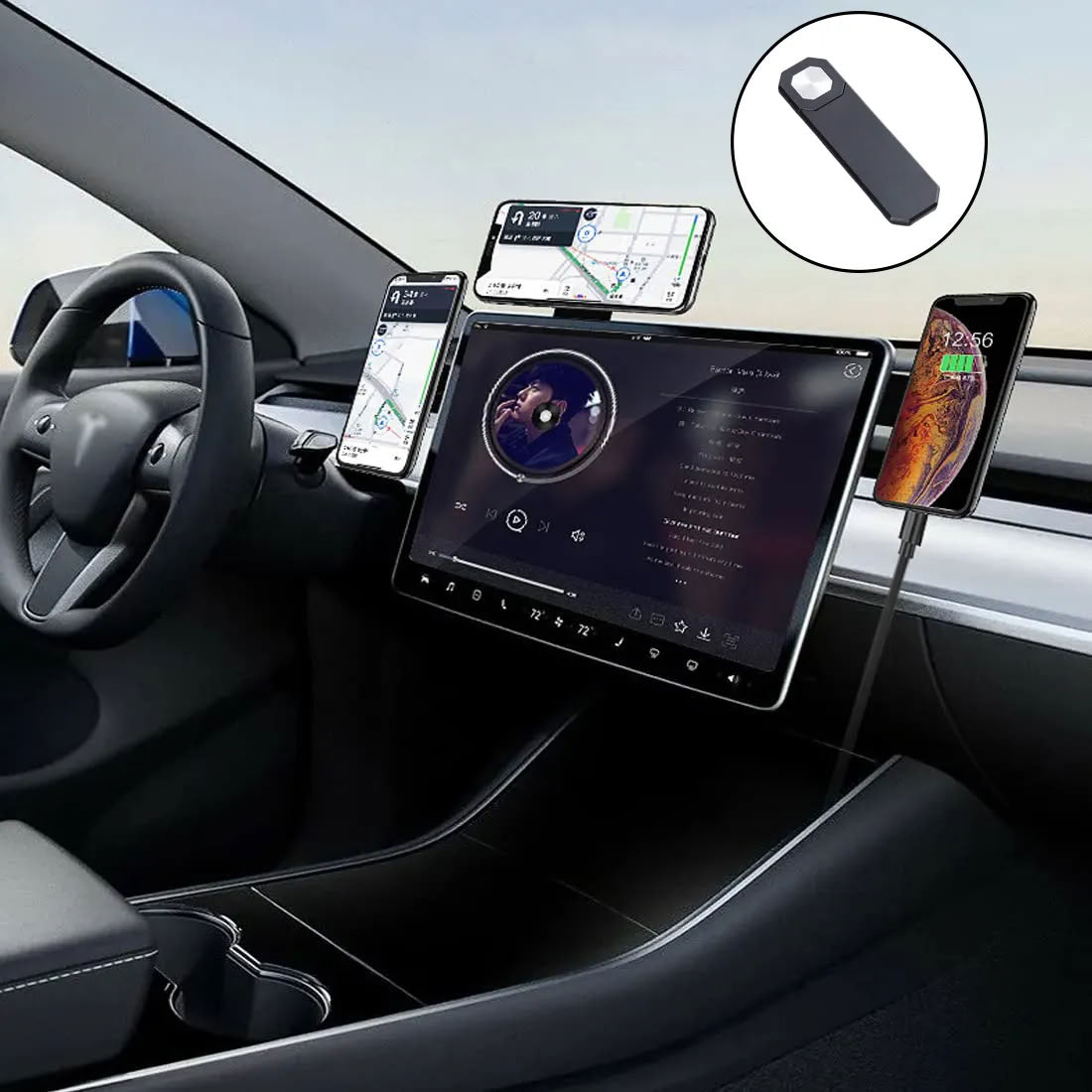 Magnetic Car Phone Holder for Tesla Model S/3/X/Y