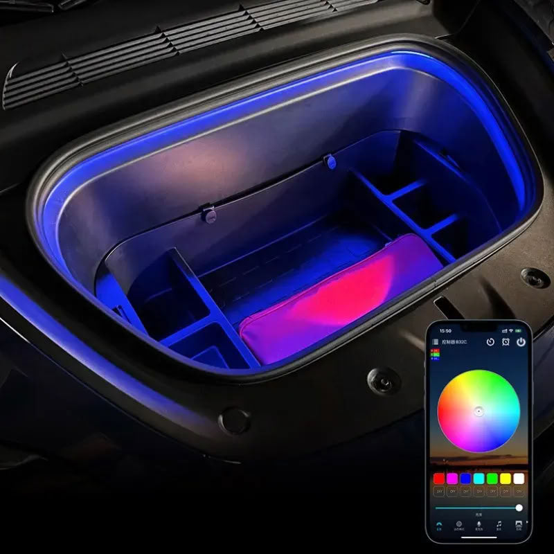 Model 3/Y/X/S（2021-2023） Frunk LED Bluetooth RGB Lighting Kit