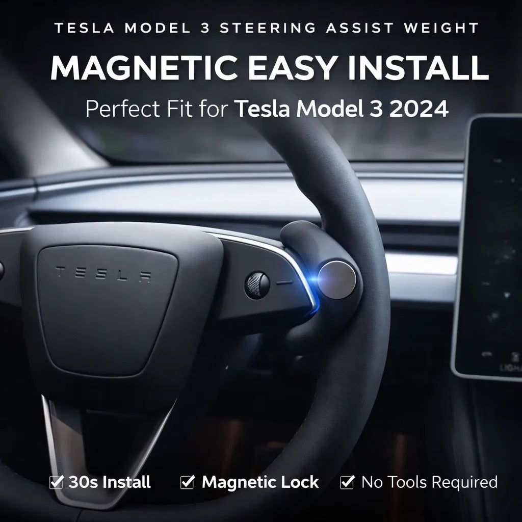 Tesla Model 3 Highland & Model Y Juniper /Model YL Ergonomic Steering Wheel Balance Ring