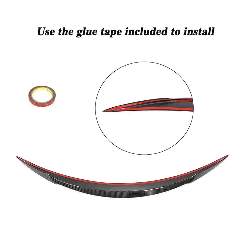 Model S (2014-2019) Type R Spoiler - Genuine Molded Carbon Fiber