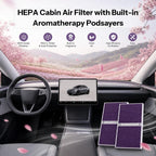 HEPA Cabin Air Filter with Built-in Aromatherapy Pods for Tesla Model Y (20-26)