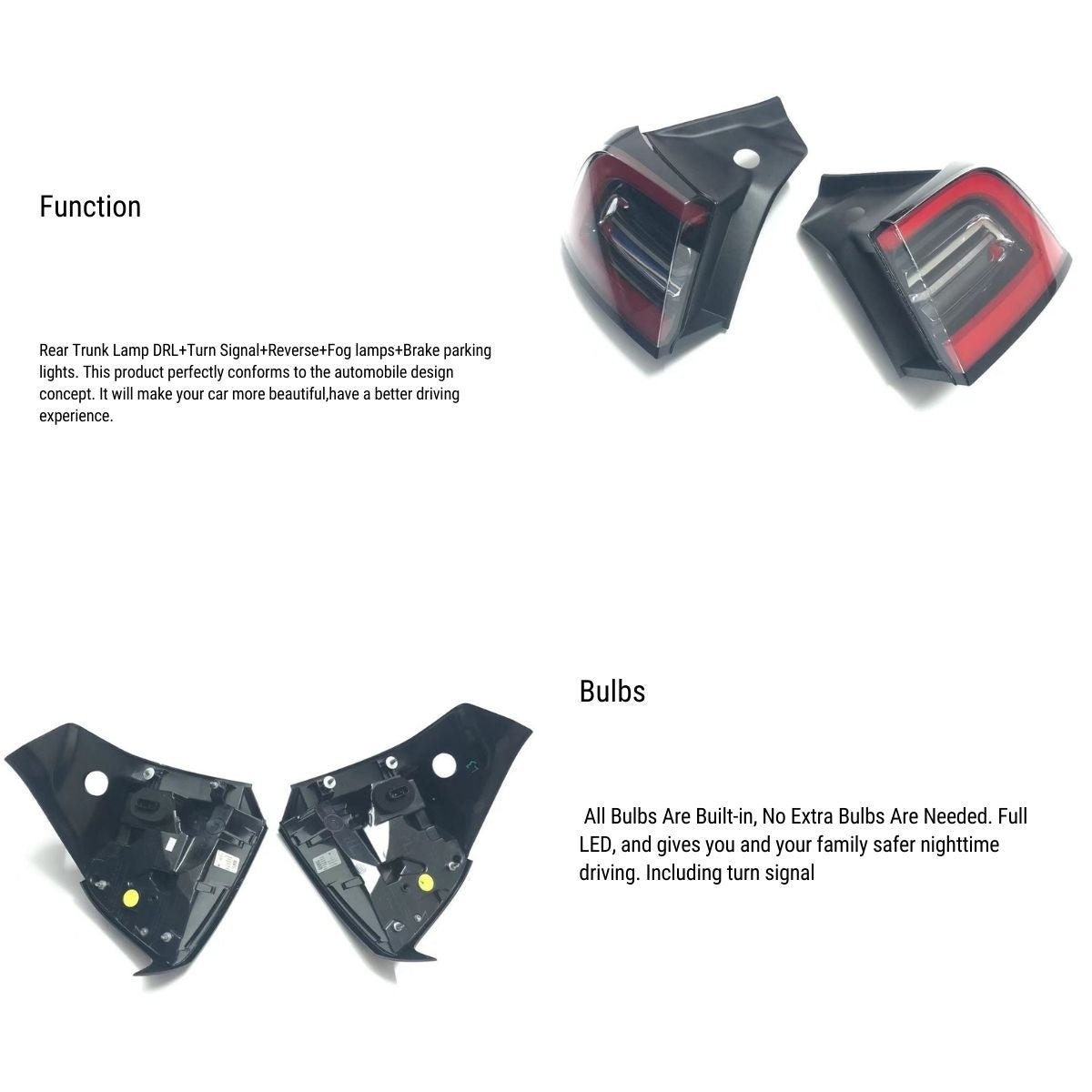 Model 3 (17-20) Turn Brake Lamp & Inner Tail Light Replacement