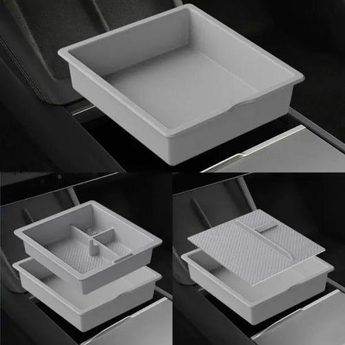 Center Console Silicone Storage Box for Model 3 Highland/Model Y Juniper