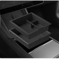 Center Console Silicone Storage Box for Model 3 Highland/Model Y Juniper Model 3 Highland Model Y Juniper Black