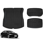 Model 3 highland（2024+）Frunk and Trunk All-Weather Cargo Floor Mat (3PCS)