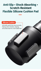 Multifunctional floating table with rotating cup holder for car