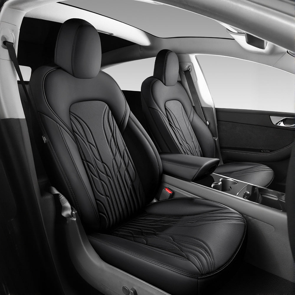 Nappa Leather Seat Covers for Model 3 Highland & Model Y Juniper - Teskay
