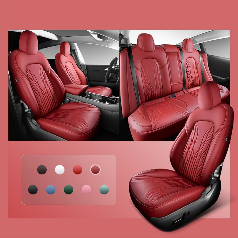 Nappa Leather Seat Covers for Model 3 Highland & Model Y Juniper - Teskay