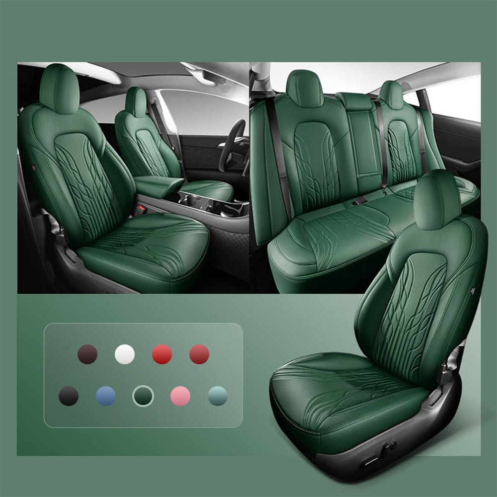 Nappa Leather Seat Covers for Model 3 Highland & Model Y Juniper - Teskay