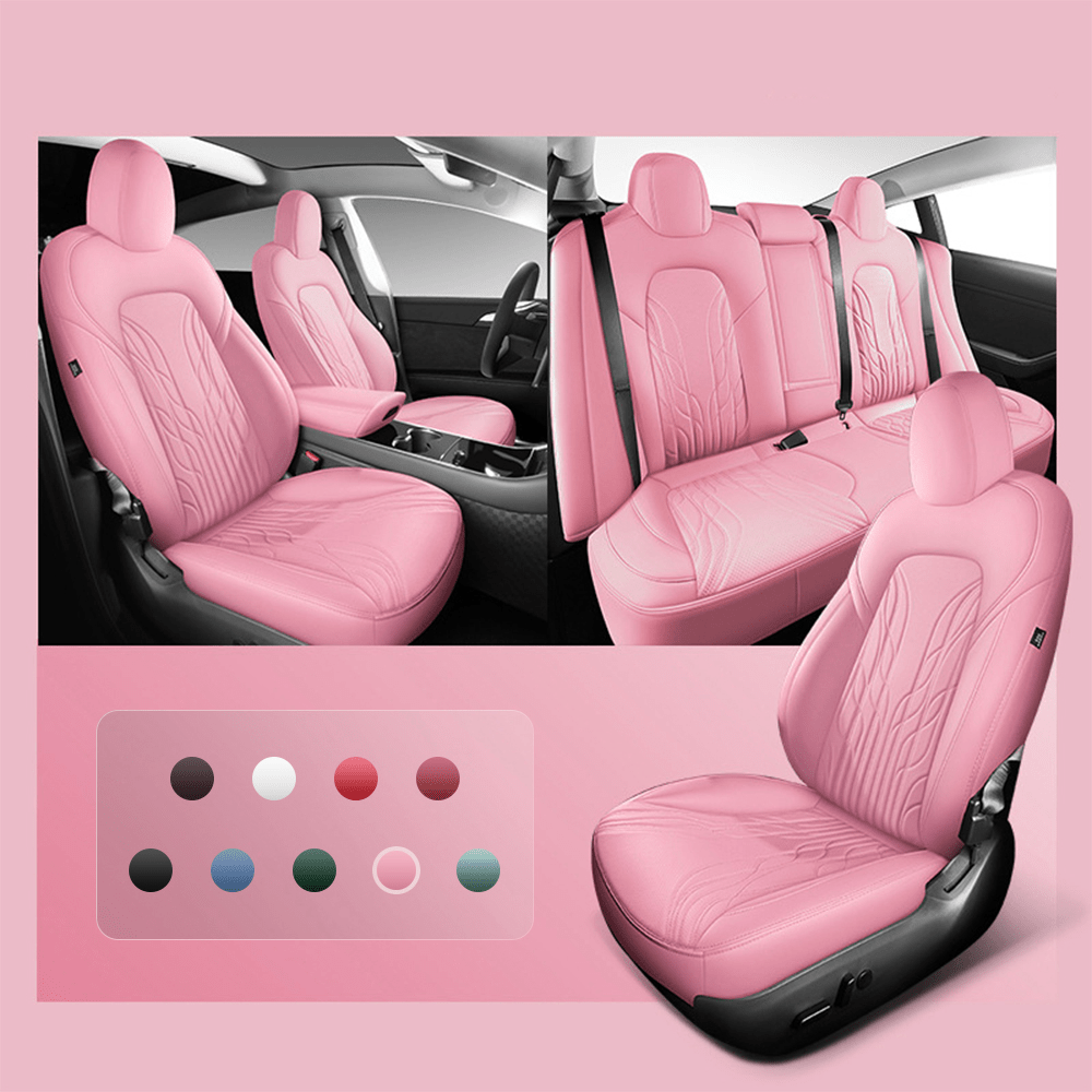 Nappa Leather Seat Covers for Model 3 Highland & Model Y Juniper - Teskay