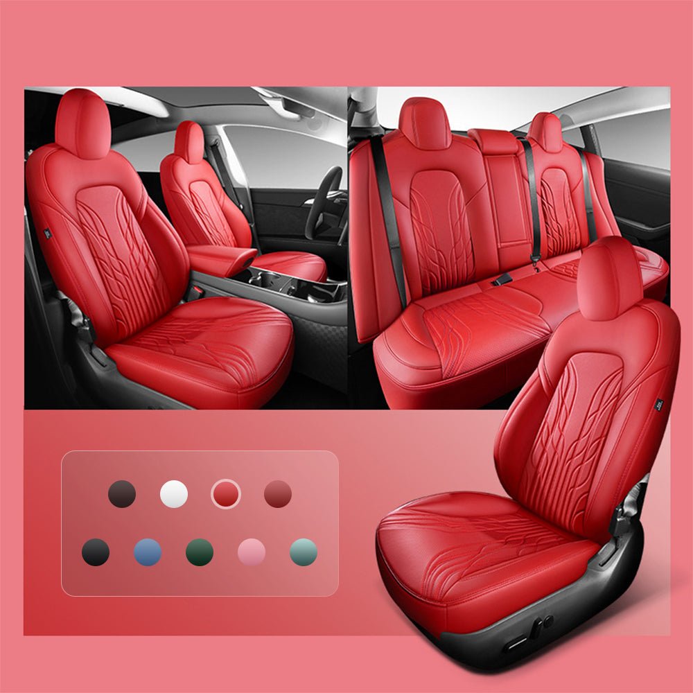 Nappa Leather Seat Covers for Model 3 Highland & Model Y Juniper - Teskay