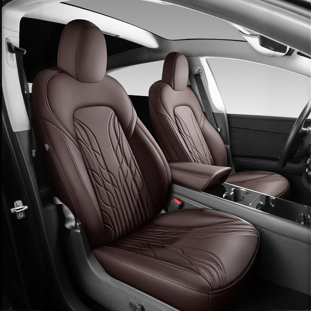 Nappa Leather Seat Covers for Model 3 Highland & Model Y Juniper - Teskay