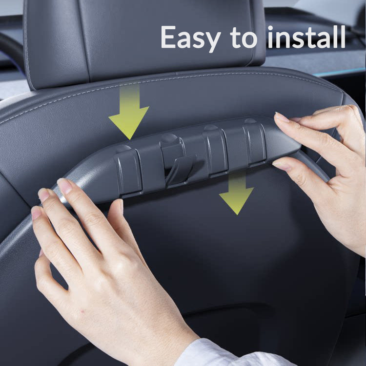 Hidden Front Seat Back Hook for Tesla Model 3 / Model Y (All Years & Models)