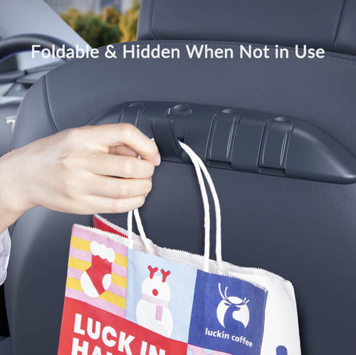 Hidden Front Seat Back Hook for Tesla Model 3 / Model Y (All Years & Models)