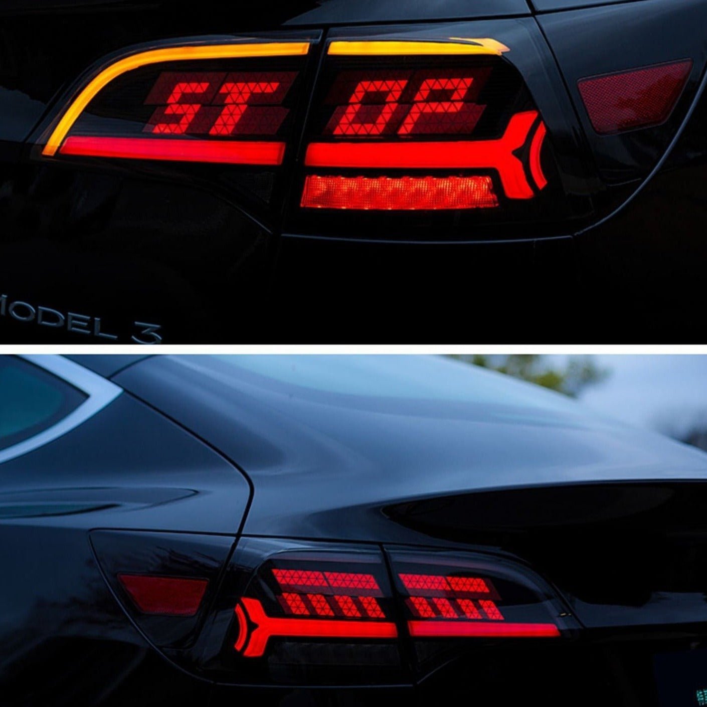 OLED APP-Controlled Tail Light for Model 3/Y