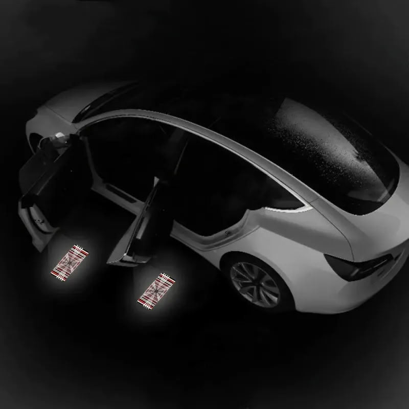 Plaid Projector Lights Tesla Model S/3/X/Y Door