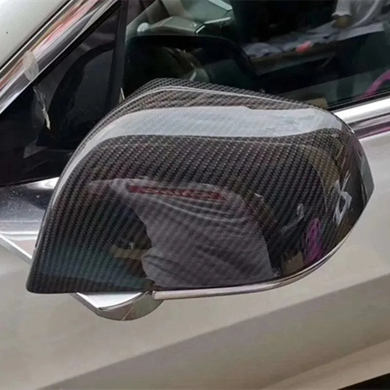 Precision Carbon Fiber Side Mirror Caps for Tesla Model S (1 Pair)
