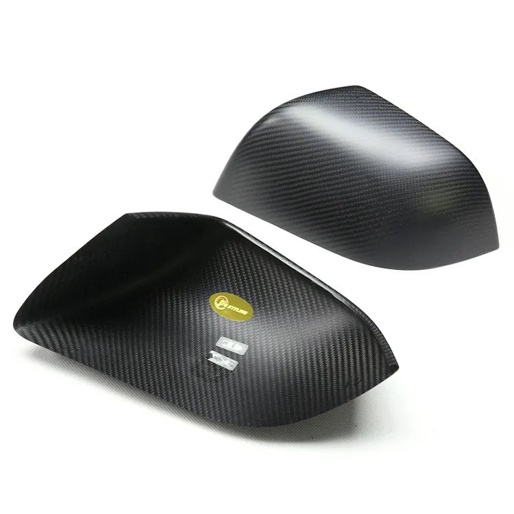 Precision Carbon Fiber Side Mirror Caps for Tesla Model S (1 Pair)