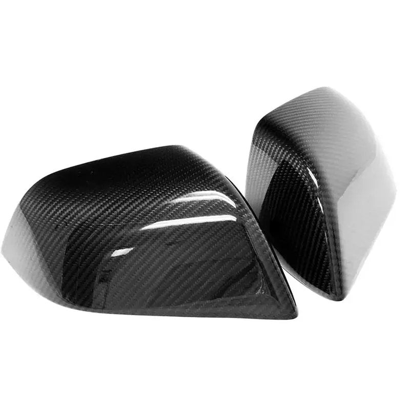Real Carbon Fiber Rearview Mirror Covers for Tesla Model 3 (Set of 2) – Non-Replacement Style