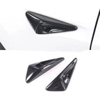 Real Carbon Fiber Side Camera Cover for Tesla Model 3 Highland