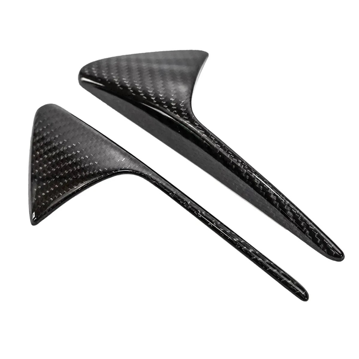 Real Carbon Fiber Side Camera Cover for Tesla Model 3 Highland