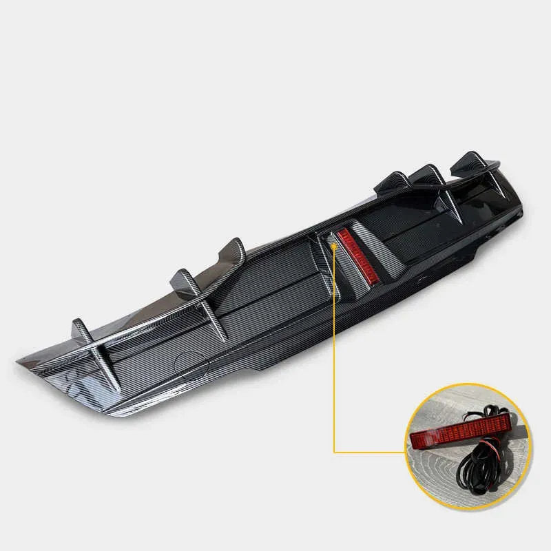 Rear Diffuser for Tesla Model Y with LED Lights