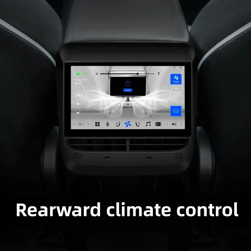 Rear Entertainment and Climate Control Touch Screen Display for Tesla Model 3/Y