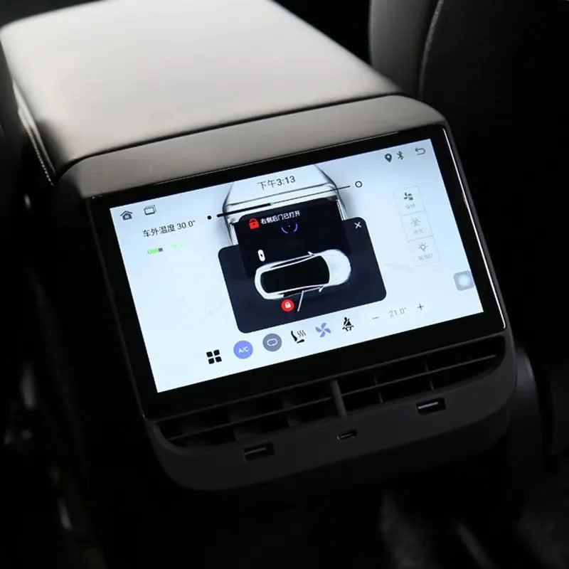 Rear Entertainment and Climate Control Touch Screen Display for Tesla Model 3/Y