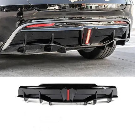 Rear Diffuser for Tesla Model Y with LED Lights
