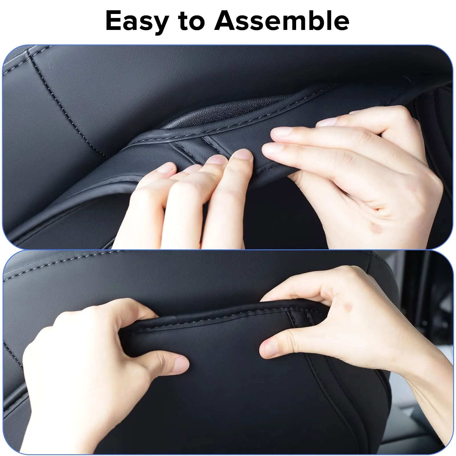 2 Pcs Seat Protectors for Tesla Model 3 (2017-2023) / Y (2020-2024)