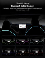 Seat Back Ambient Lighting for Tesla Model 3 Highland 2024+ / New Model Y 2025+ (Set of 2)