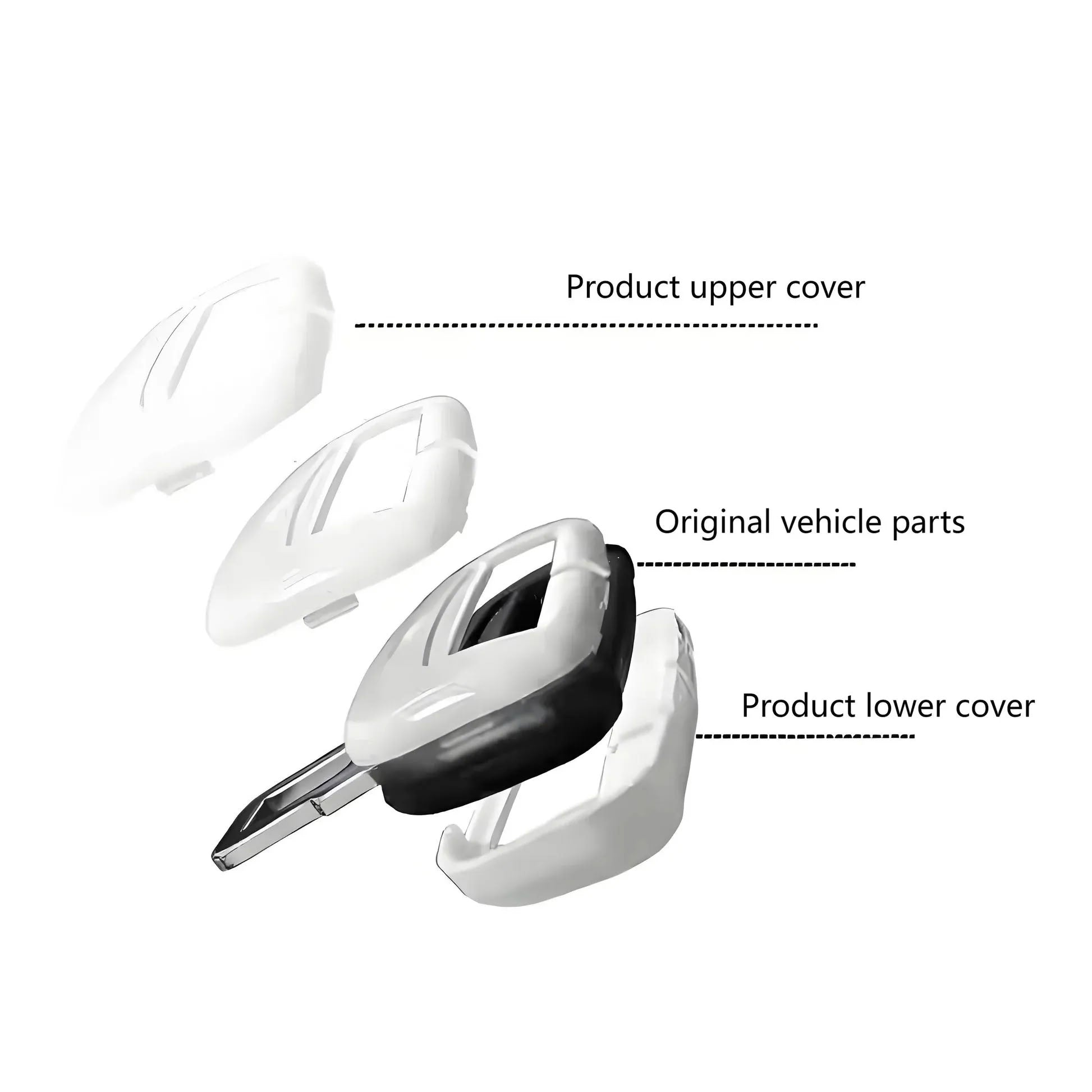 Seat Belt Buckle Cover Set for Tesla Model 3/Y
