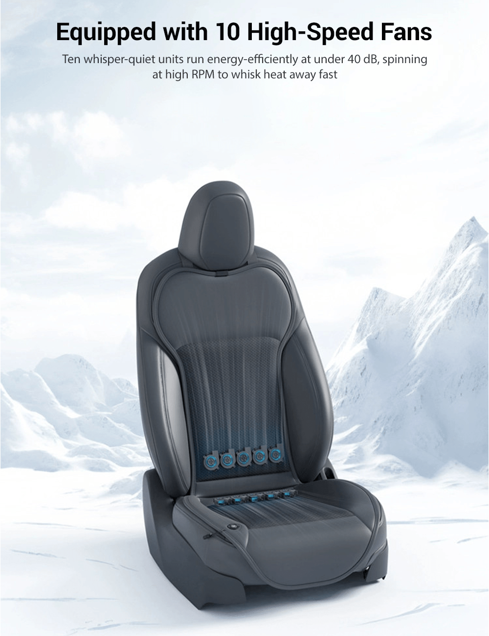 Seat Ventilation Seat Covers for Model 3 Highland & Model Y Juniper - Teskay