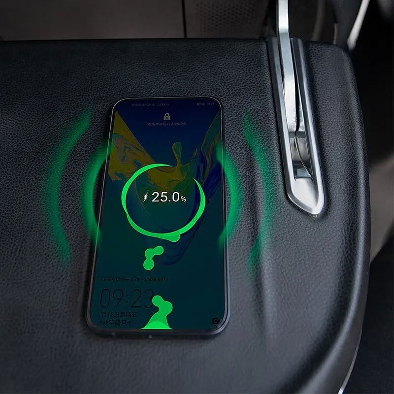 Seatback Foldable Table with Wireless Charging for Tesla Model 3/Y