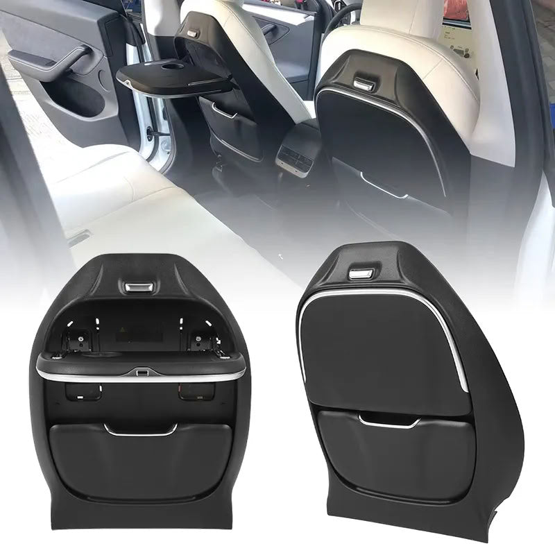 Seatback Foldable Table with Wireless Charging for Tesla Model 3/Y