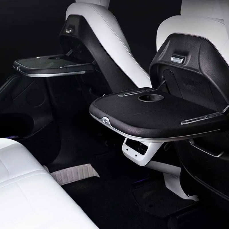 Seatback Foldable Table with Wireless Charging for Tesla Model 3/Y