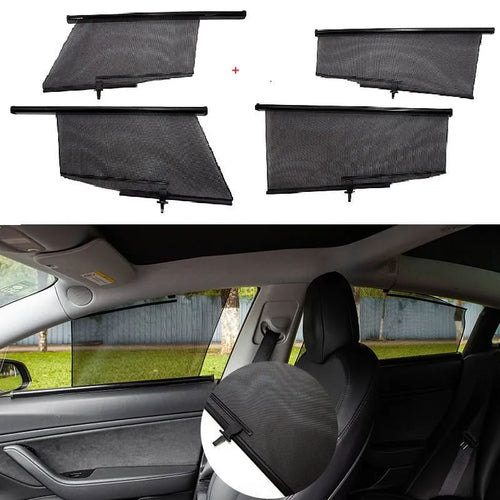 Side Window Sunshade for Tesla Model 3/Y/X/S Front & Rear Car Door