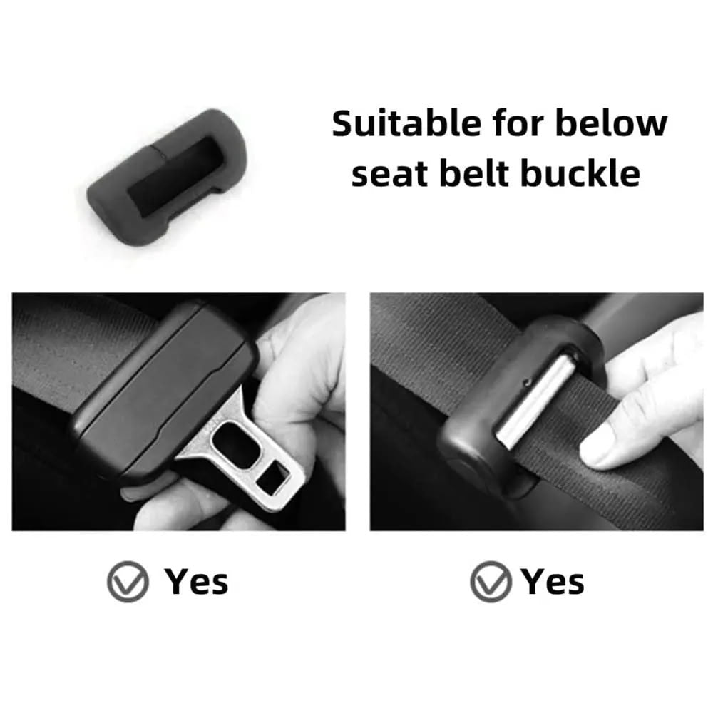 Silicone Seat Belt Buckle Protective Cover for Tesla Model S/3/X/Y