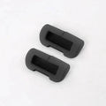 Silicone Seat Belt Buckle Protective Cover for Tesla Model S/3/X/Y Black 2 Pcs（Front row）