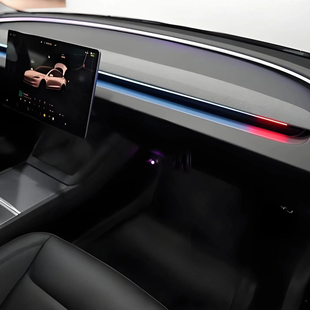 Smart BSD Blind Spot Monitor RGB Ambient Alert Lights for Tesla Model 3/Y