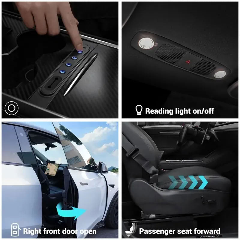 Smart Center Control Physical Buttons for Tesla Model 3/Y
