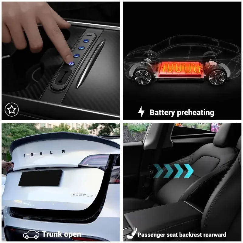 Smart Center Control Physical Buttons for Tesla Model 3/Y