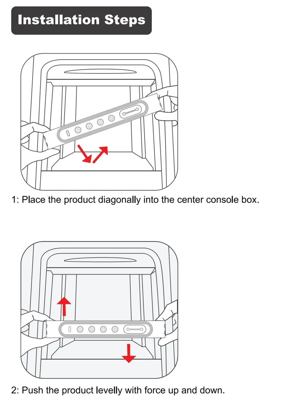 Smart Center Control Physical Buttons for Tesla Model 3/Y