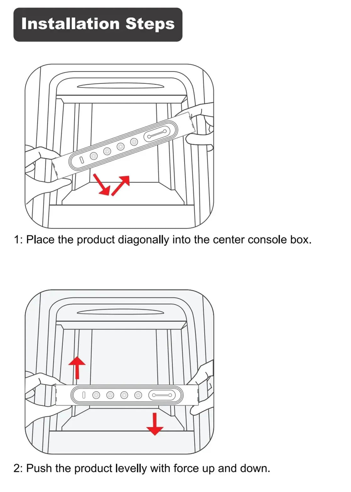 Smart Center Control Physical Buttons for Tesla Model 3/Y