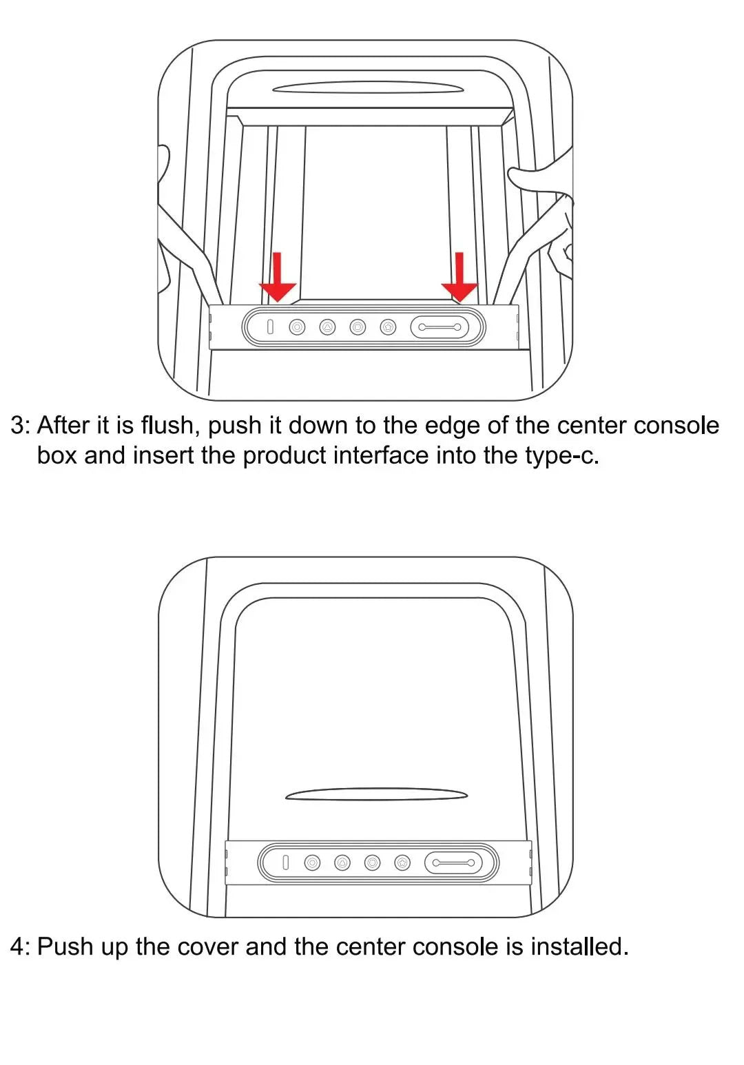 Smart Center Control Physical Buttons for Tesla Model 3/Y